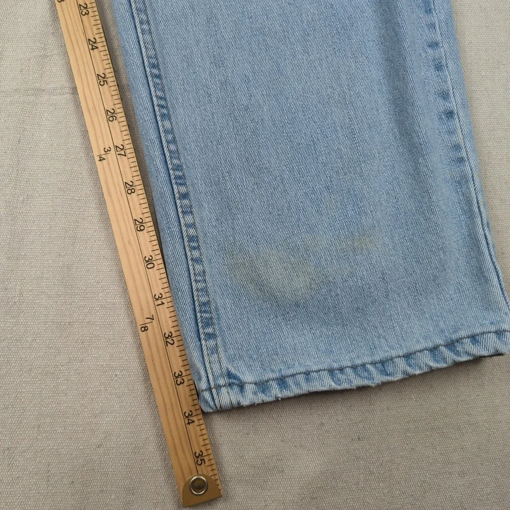 Vintage Levis Jeans Mens 36x34 Blue Silvertab Straight Relaxed 90s Made in USA
